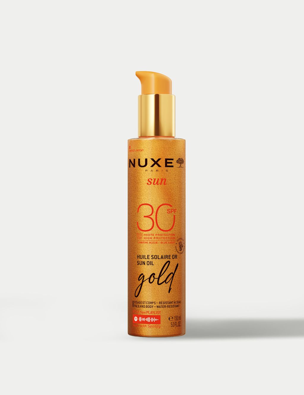 NUXE Sun Oil Gold Shimmer High Protectiion SPF 30 150ml