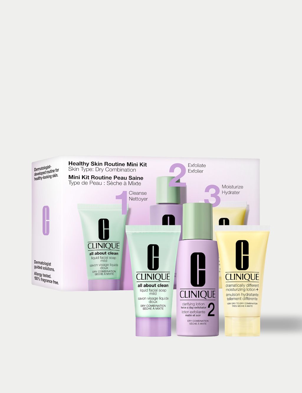 Clinique Healthy Skin Routine Mini Kit Skin Type: Dry Combination