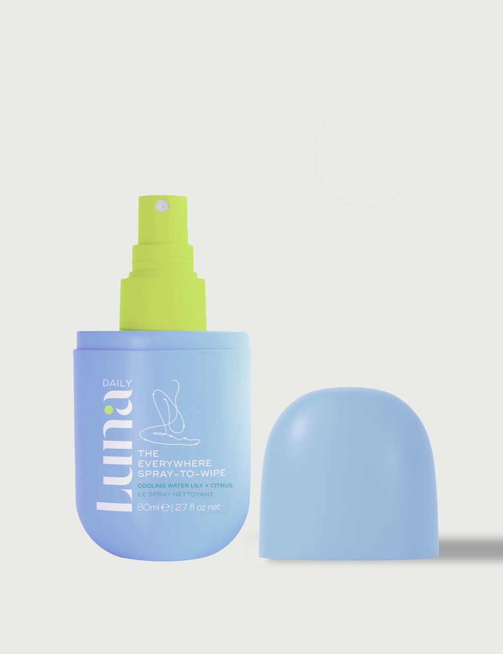Luna Daily The Everywhere Spray-to-Wipe pH Perfect Instant Cooling + Cleansing Refresh Spray - Water Lily + Fresh Citrus 80ml