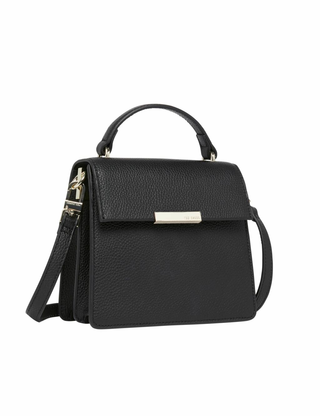 Ted Baker Leather Top Handle Bag - 1SIZE - Black, Black