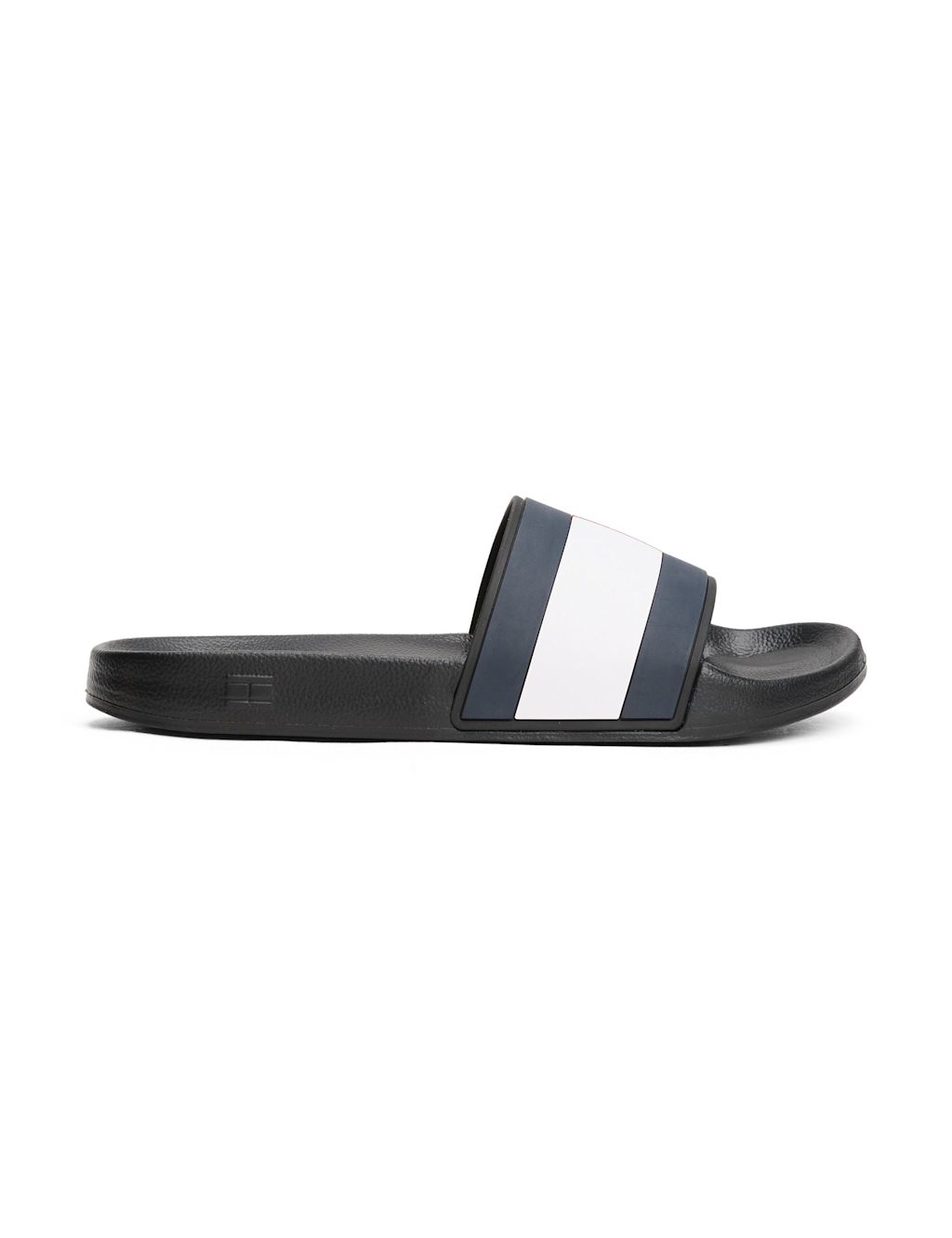 Tommy Hilfiger Flag Sliders - 10 - Black Mix, Black Mix