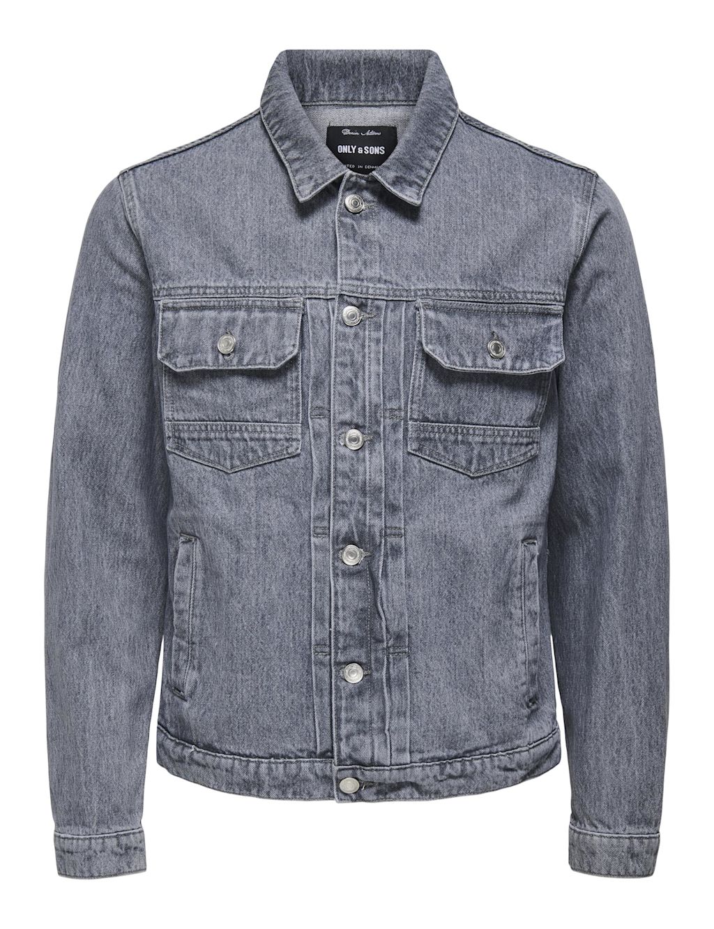 ONLY & SONS Denim Jacket - Grey, Grey