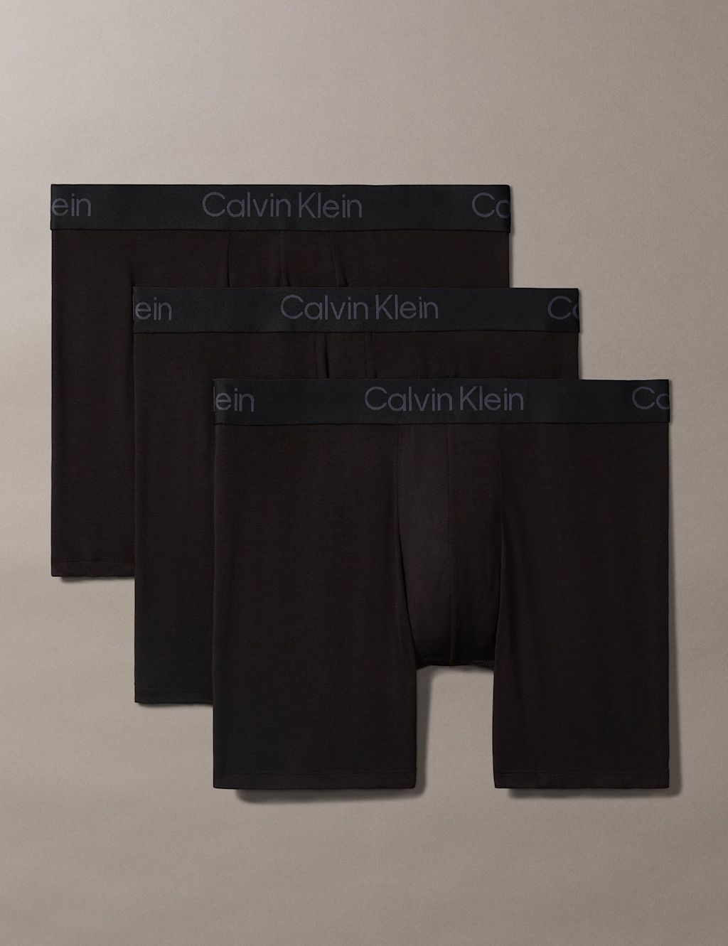Calvin Klein 3pk Ultra Soft Modal Boxers - Black, Black