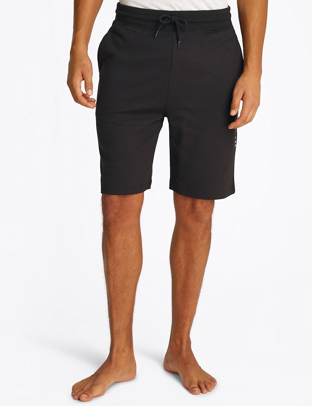 Tommy Hilfiger Original Cotton Rich Loungewear Shorts - Black, Black