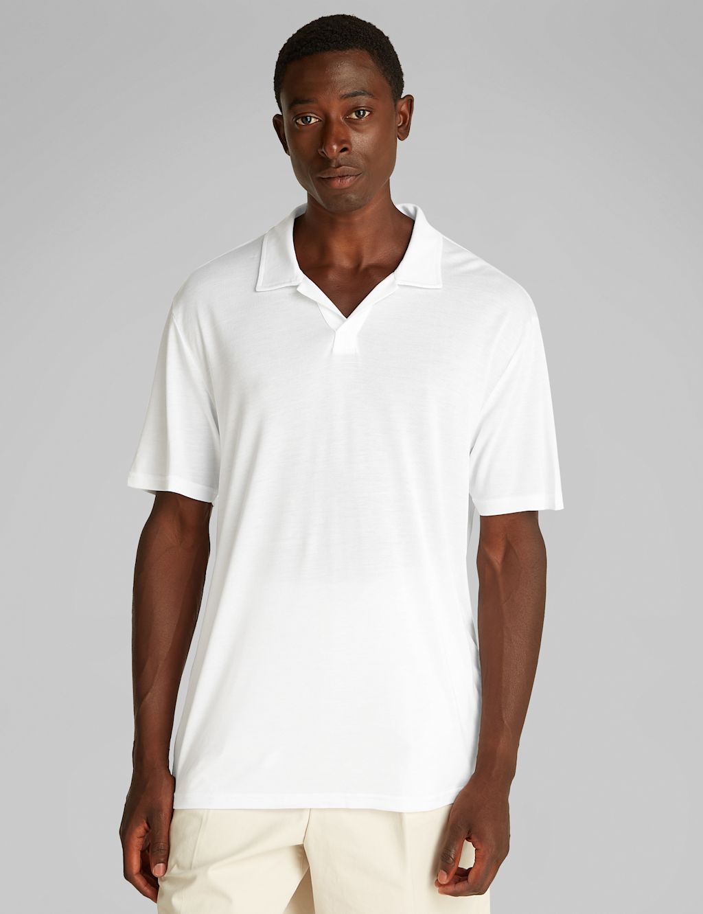 Calvin Klein Lifestyle Fashion Polo Shirt - M - White, White