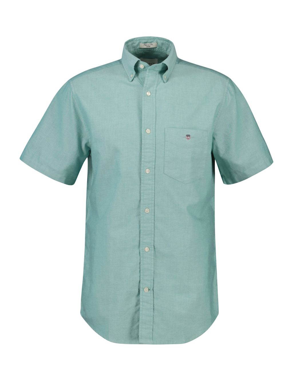 GANT Regular Fit Pure Cotton Oxford Shirt - XXXL - Green, Green