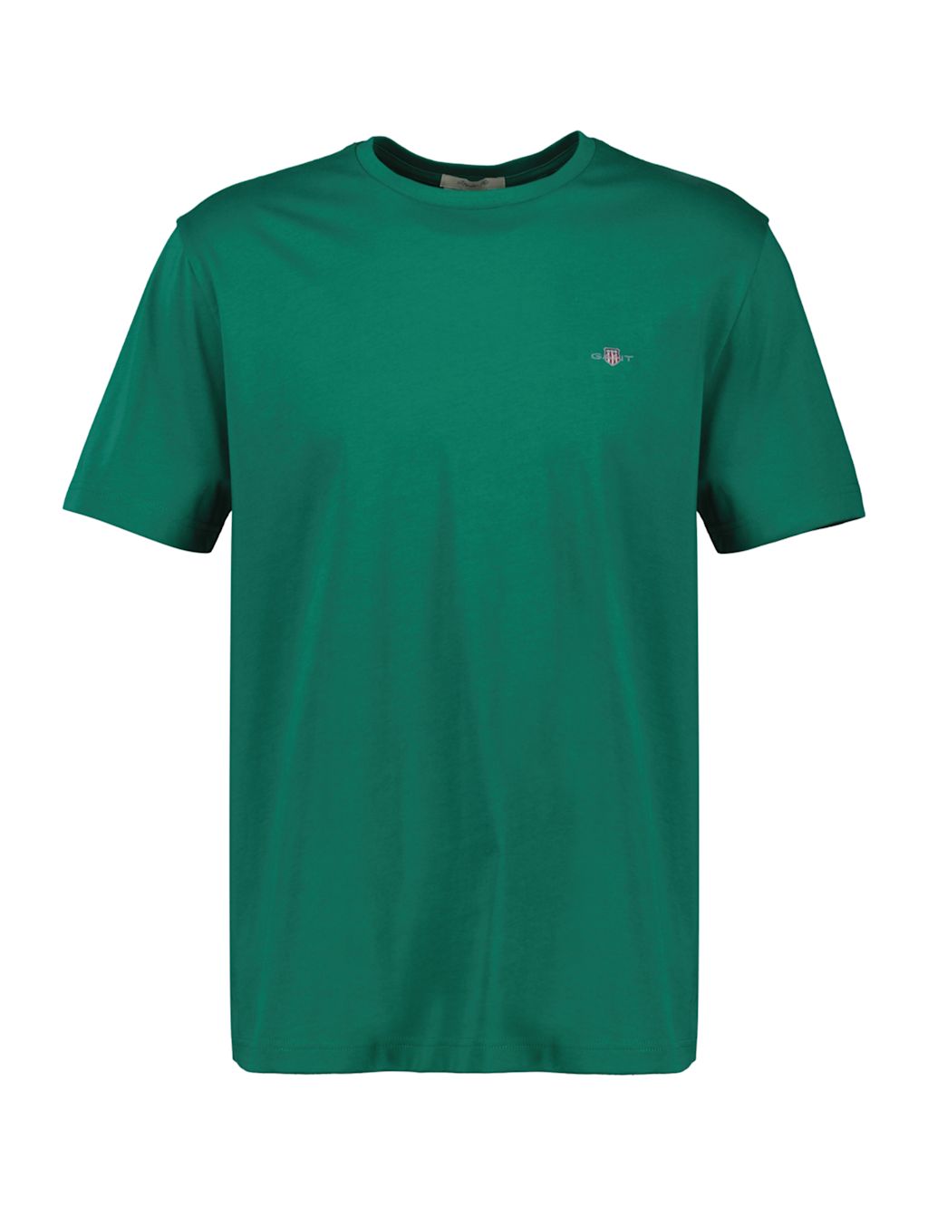 GANT Pure Cotton Crew Neck T-Shirt - Green, Green