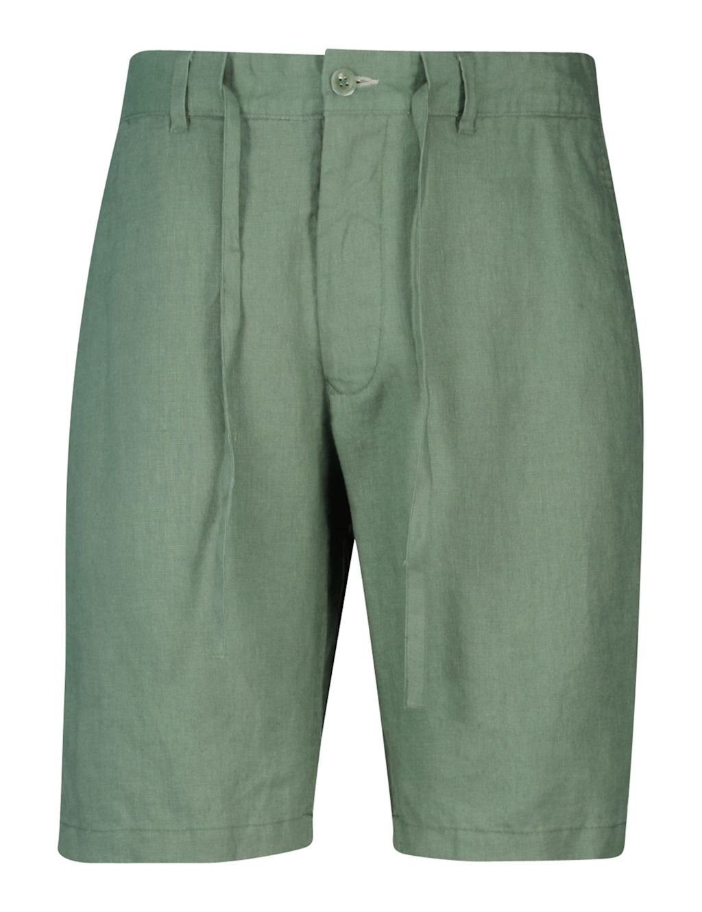 GANT Pure Linen Lightweight Shorts - 40 - Green, Green