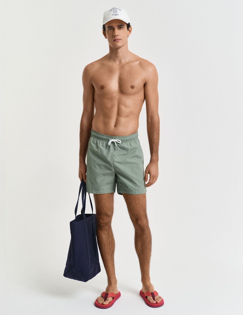 GANT Pocketed Swim Shorts - Green, Green