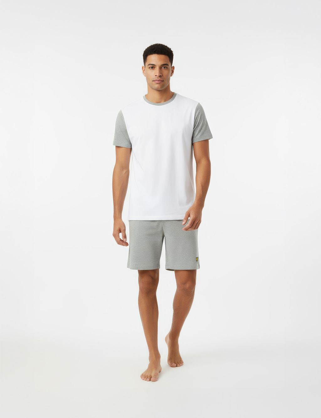 Lyle & Scott Cotton Rich Pyjama Set - 2XL - Grey Mix, Grey Mix