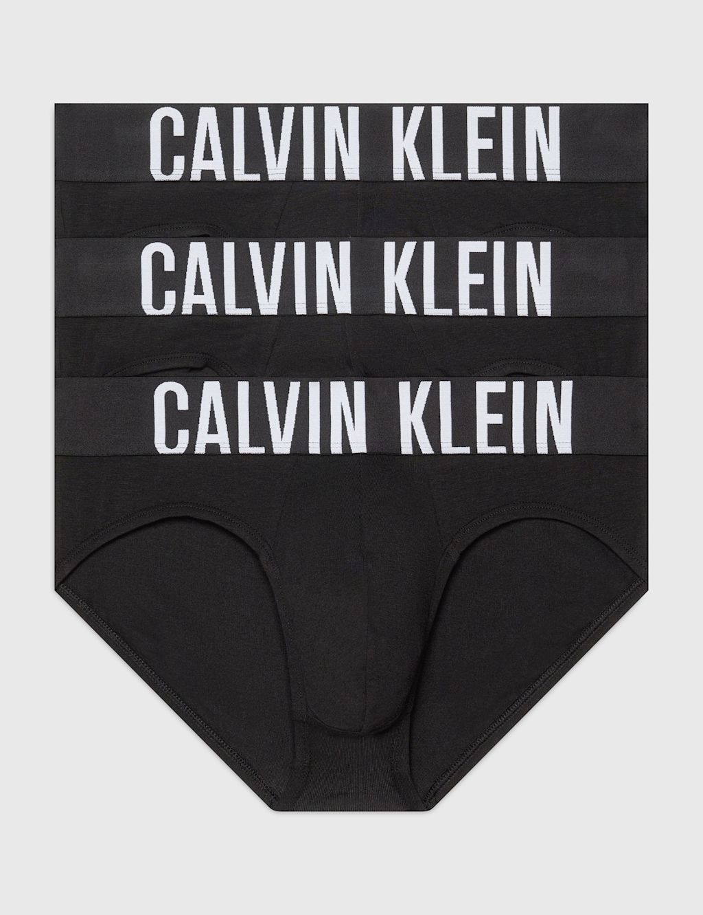Calvin Klein Intense Power Cotton Stretch Briefs - Black, Black