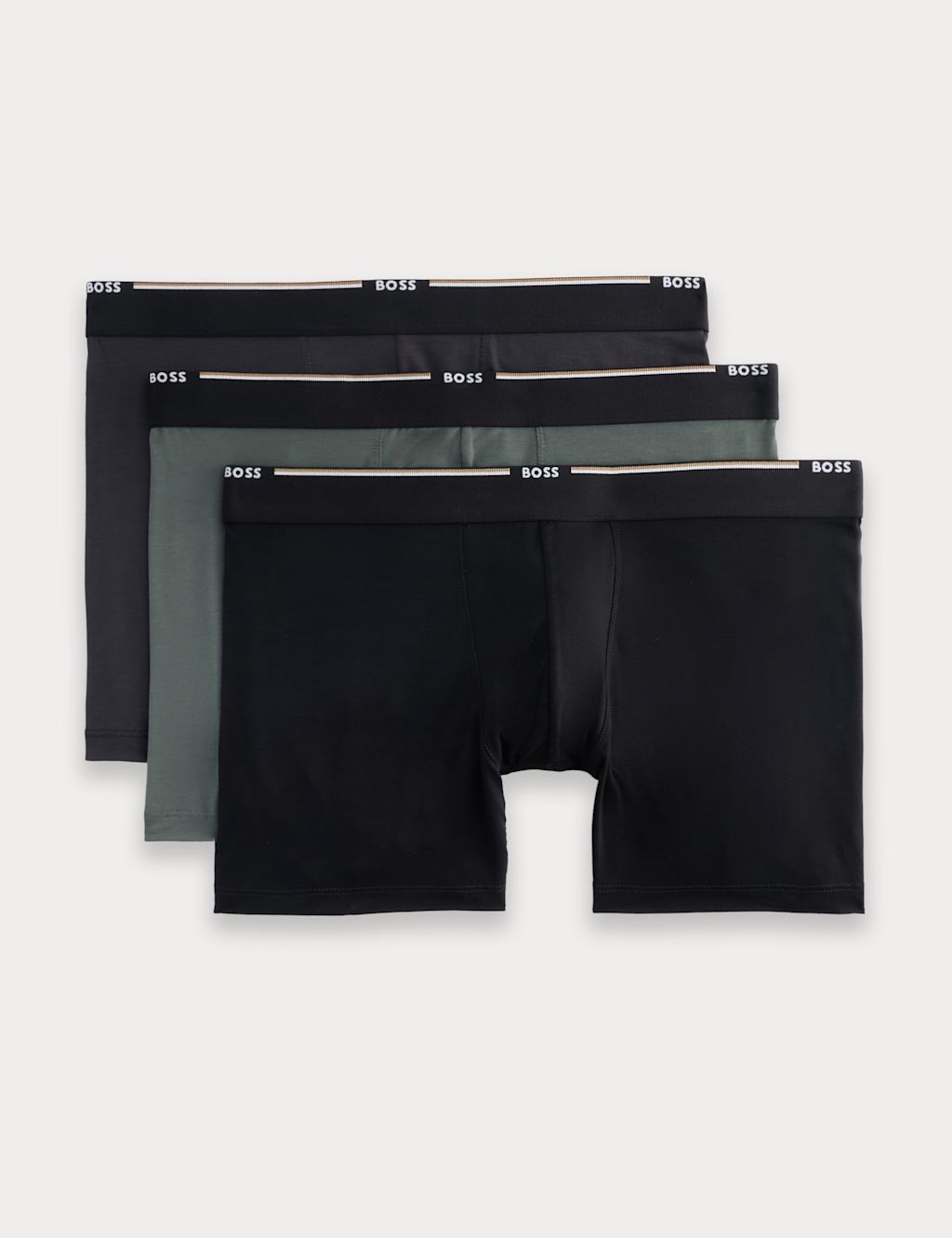 Boss 3 Pack Logo Boxers - 2XL - Black Mix, Black Mix