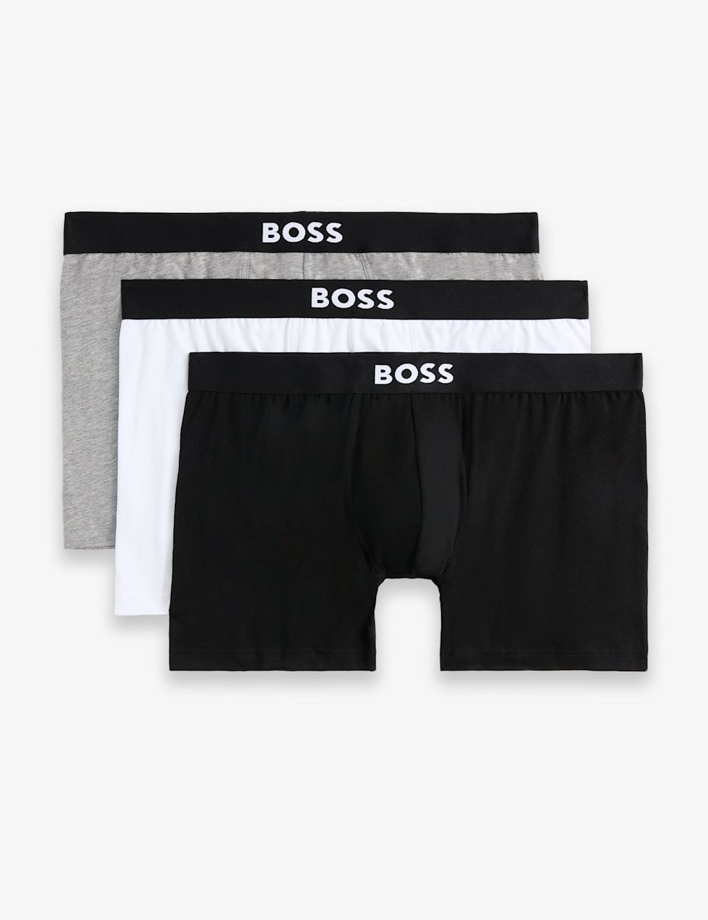 Boss 3 Pack Cotton Rich Stretch Boxers - 2XL - Multi, Multi