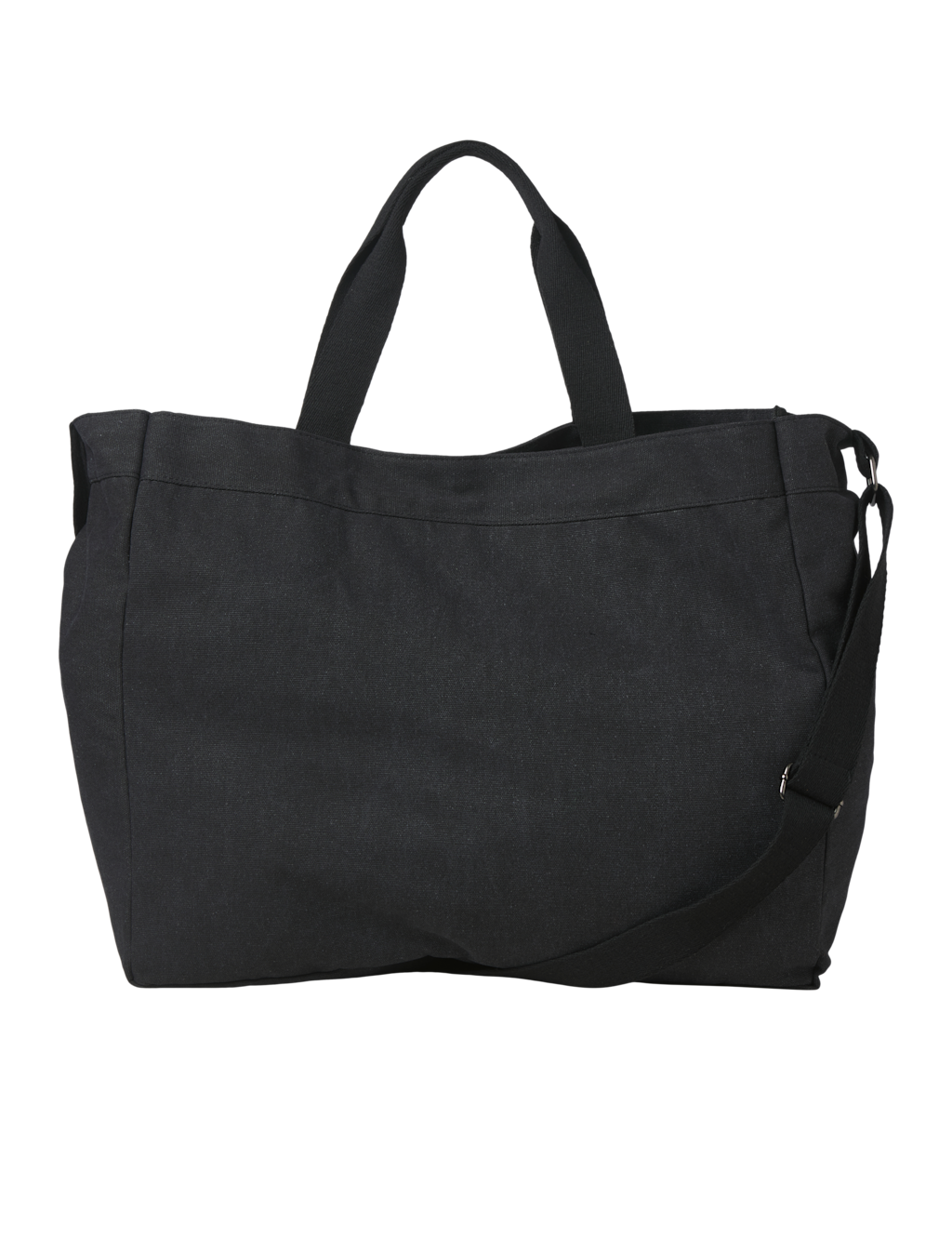 JACK & JONES Pure Cotton Tote Bag - Black, Black