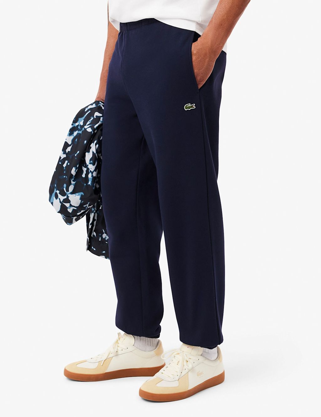 Lacoste Regular Fit Cotton Rich Joggers - XXL - Navy, Navy