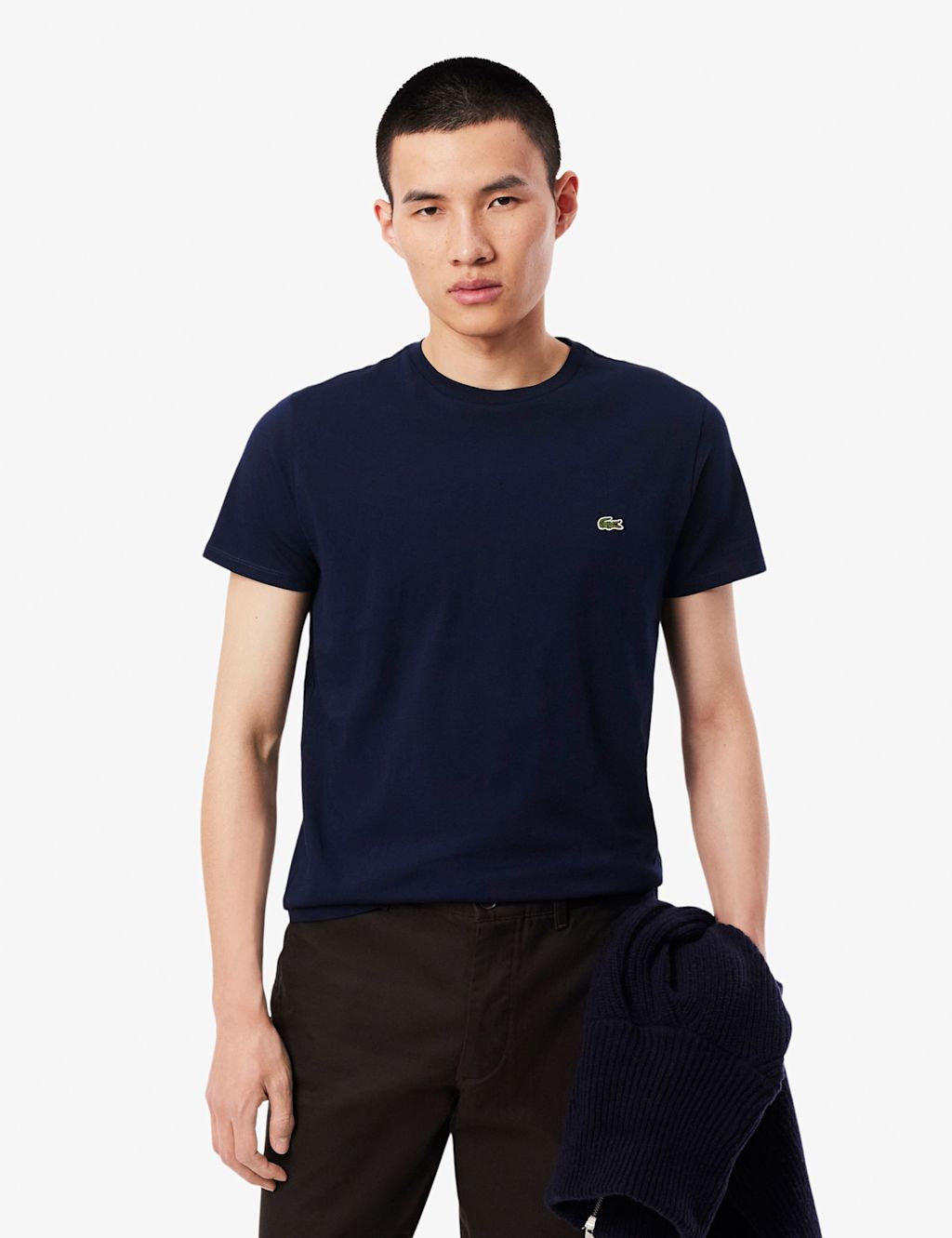 Lacoste Pure Pima Cotton T-Shirt - XXXL - Navy, Navy