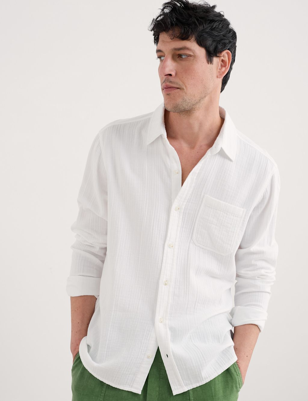 Seasalt Cornwall Pure Cotton Kettle Oxford Shirt - M - White, White