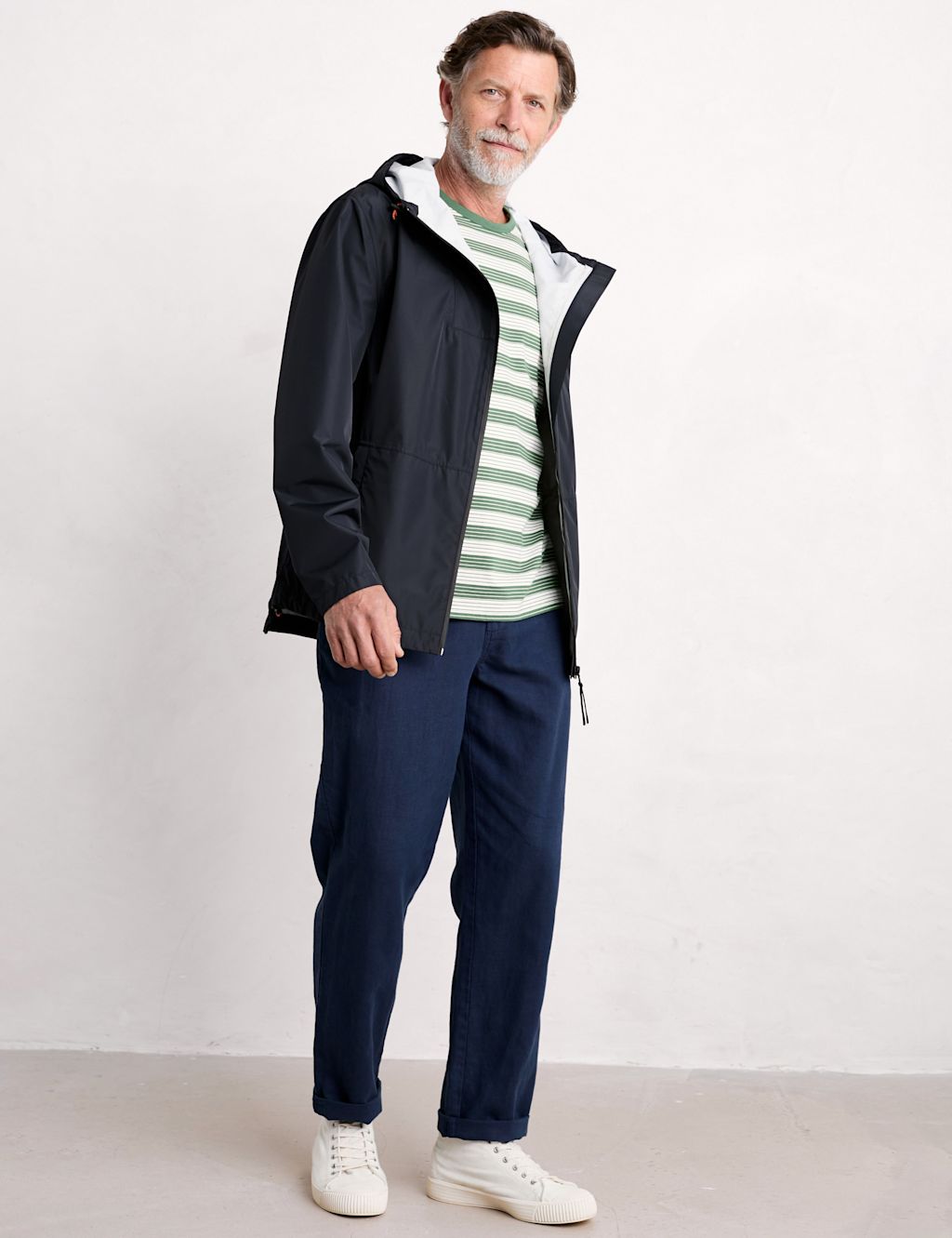 Seasalt Cornwall Waterproof Mac - XXXL - Navy, Navy