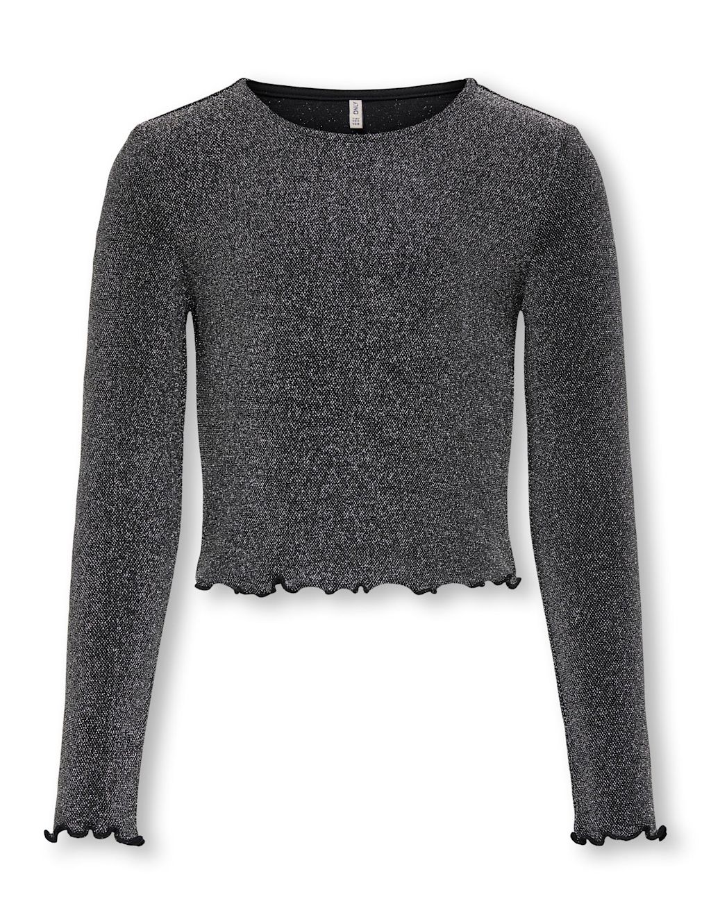 Kids Only Glitter Top (7-14 Yrs) - 11-12 - Black Mix, Black Mix