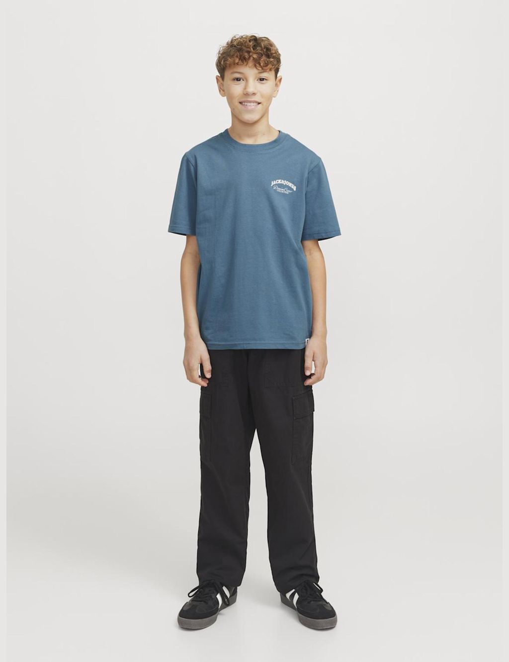 JACK & JONES JUNIOR Pure Cotton T-Shirt (8-16 Yrs) - 10y - Blue, Blue
