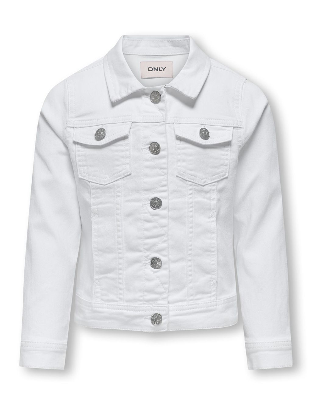 Kids Only Denim Jacket (8-14 Yrs) - 10y - White, White