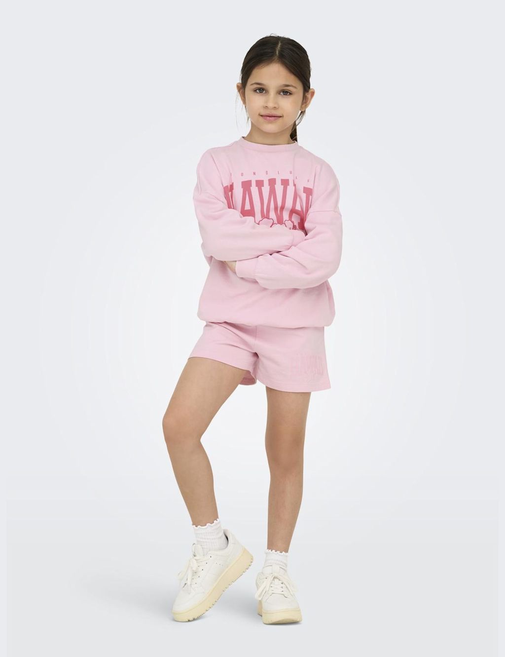 Kids Only Pure Cotton Hawaii Sweatshirt (7-14 Yrs) - 13-14 - Pink, Pink