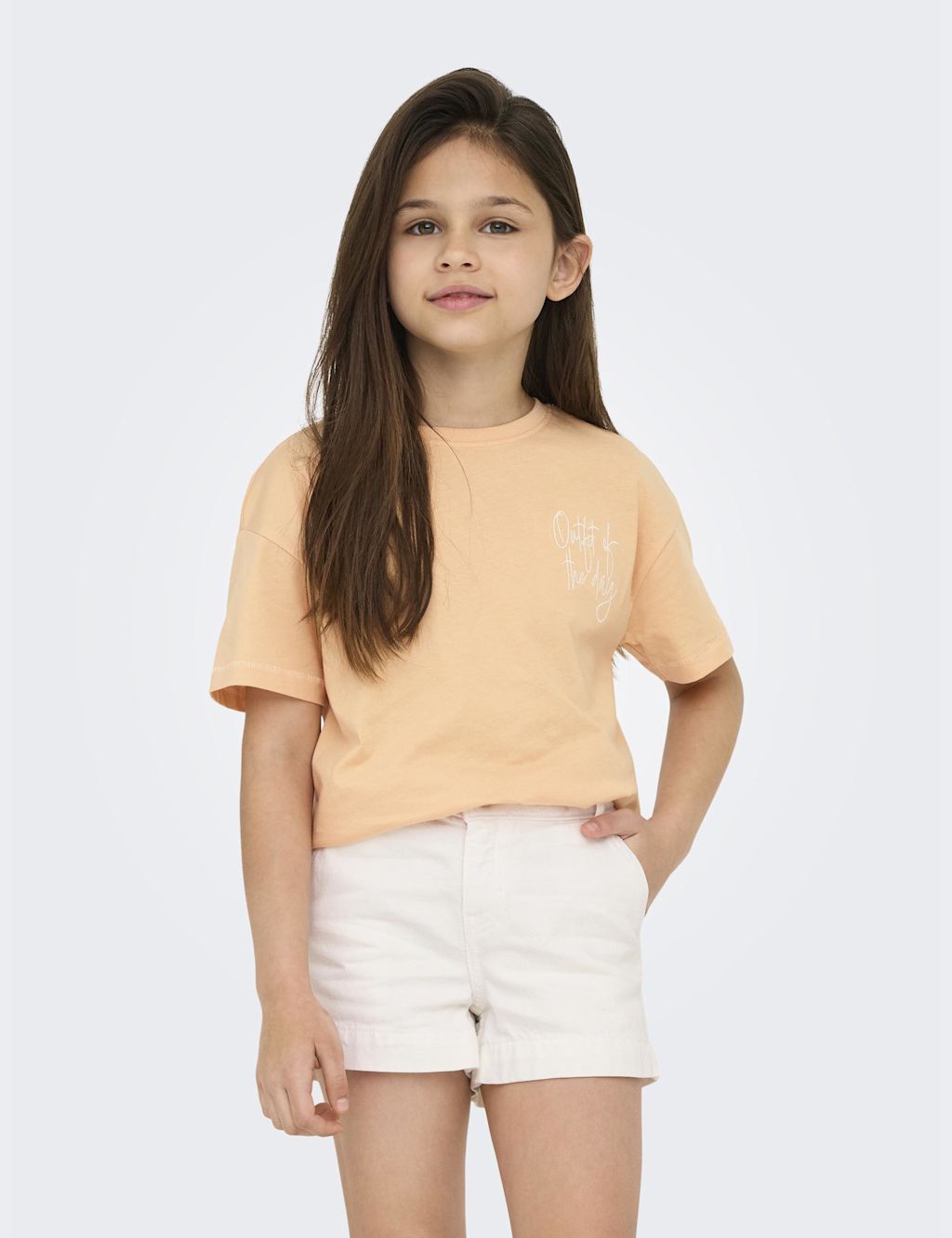 Kids Only Pure Cotton Slogan T-Shirt (7-14 Yrs) - 11-12 - Orange, Orange