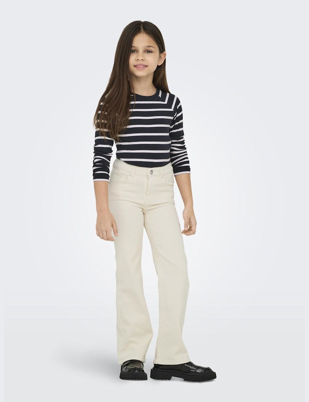 Kids Only Patterned Off the Shoulder Top (9-14 Yrs) - 11-12 - Blue Mix, Blue Mix