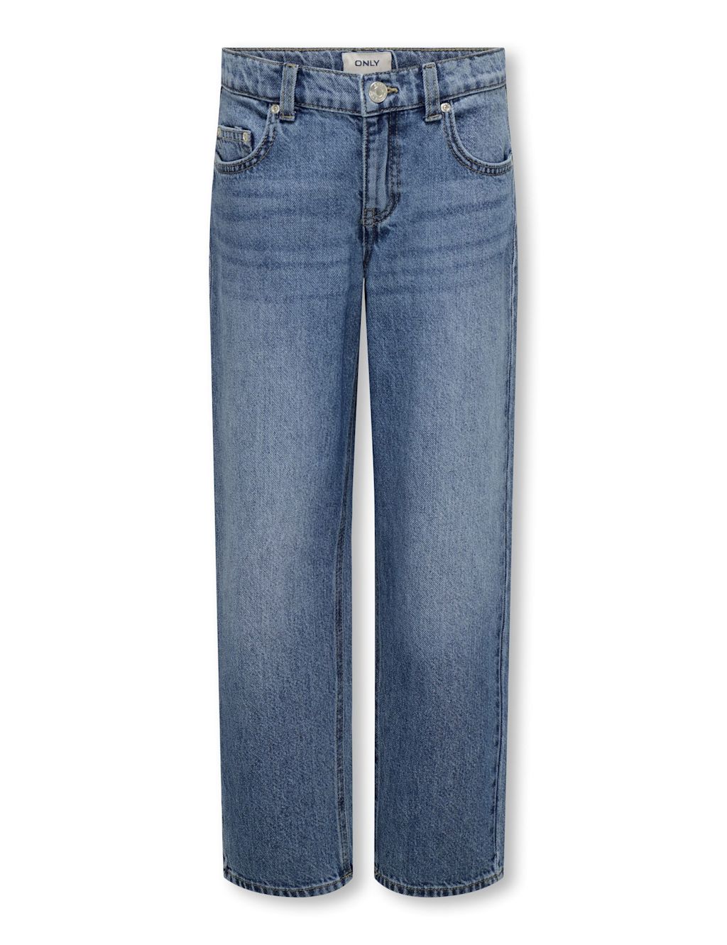 Kids Only Regular Mom Denim Jeans (8-14 Yrs) - 13y - Blue Denim, Blue Denim