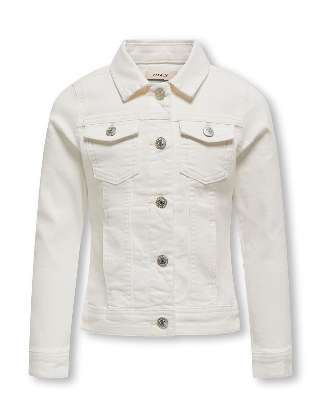 Kids Only Denim Jacket (8-14 Yrs) - 10 Years - Ecru, Ecru