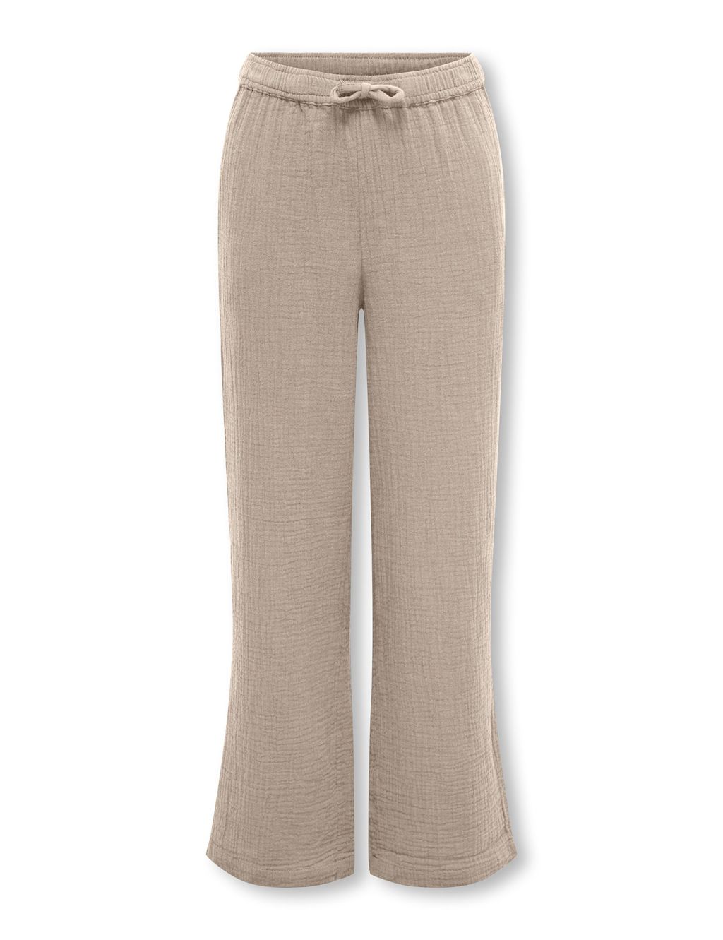 Kids Only Pure Cotton Drawstring Trousers (8-14 Yrs) - 10 Years - Natural, Natural