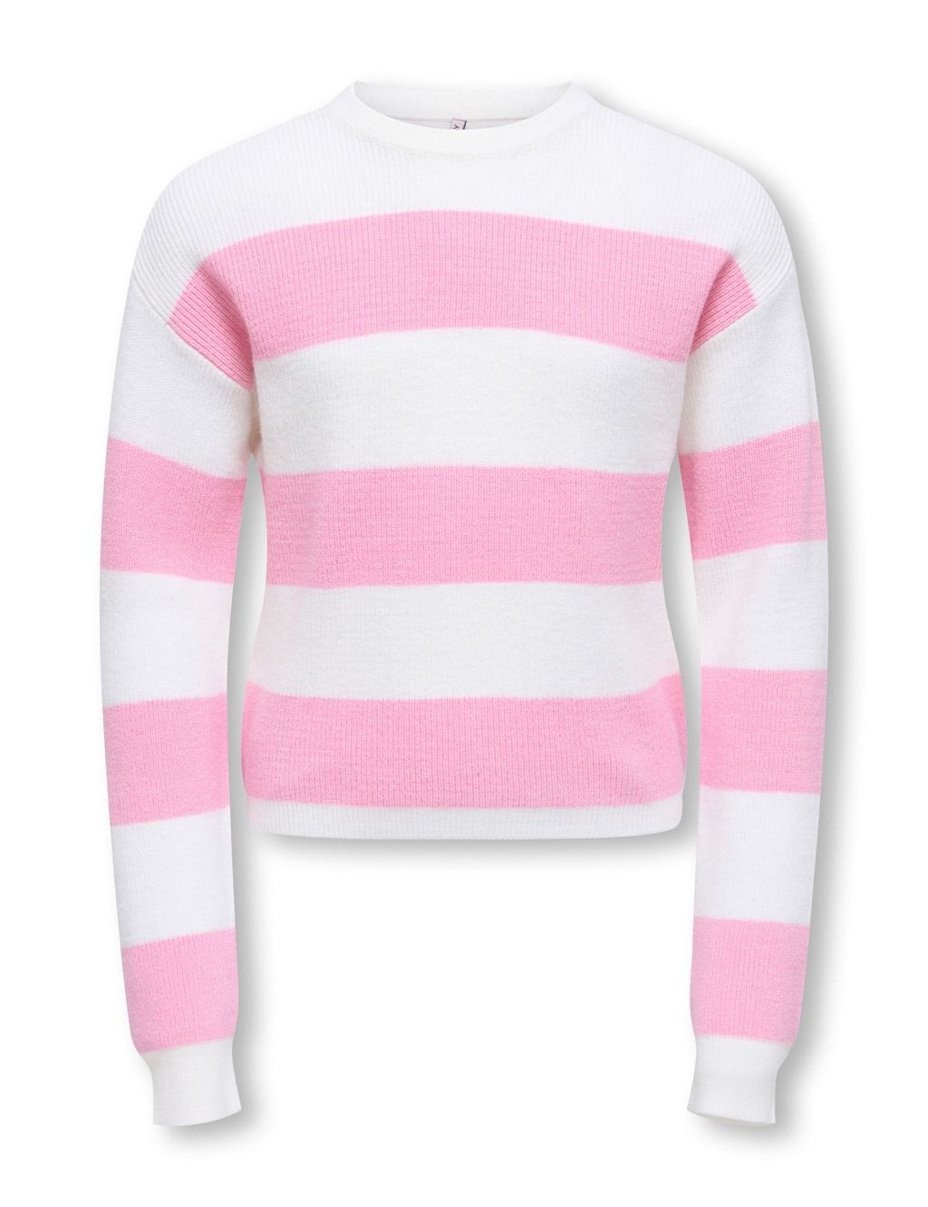 Kids Only Striped Knitted Jumper (7-14 Yrs) - 11-12 Years - Pink Mix, Pink Mix