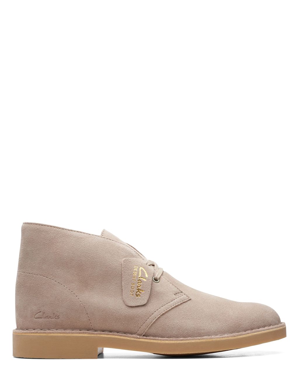 Clarks Suede Desert Boots - 10 - Sand, Sand