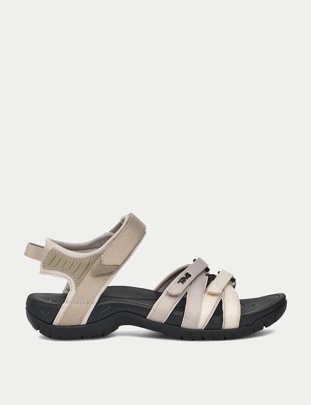 Teva Tirra Ankle Strap Flat Sandals - 3 - Beige Mix, Beige Mix