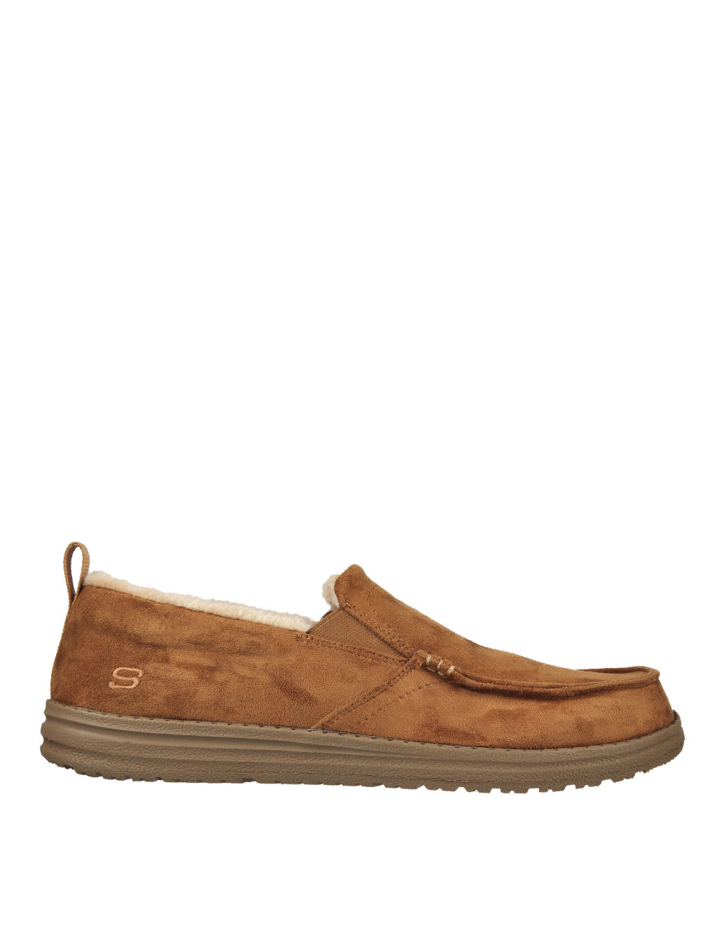 Skechers Melson Willmore Moccasin Slippers - 10 - Tan, Tan