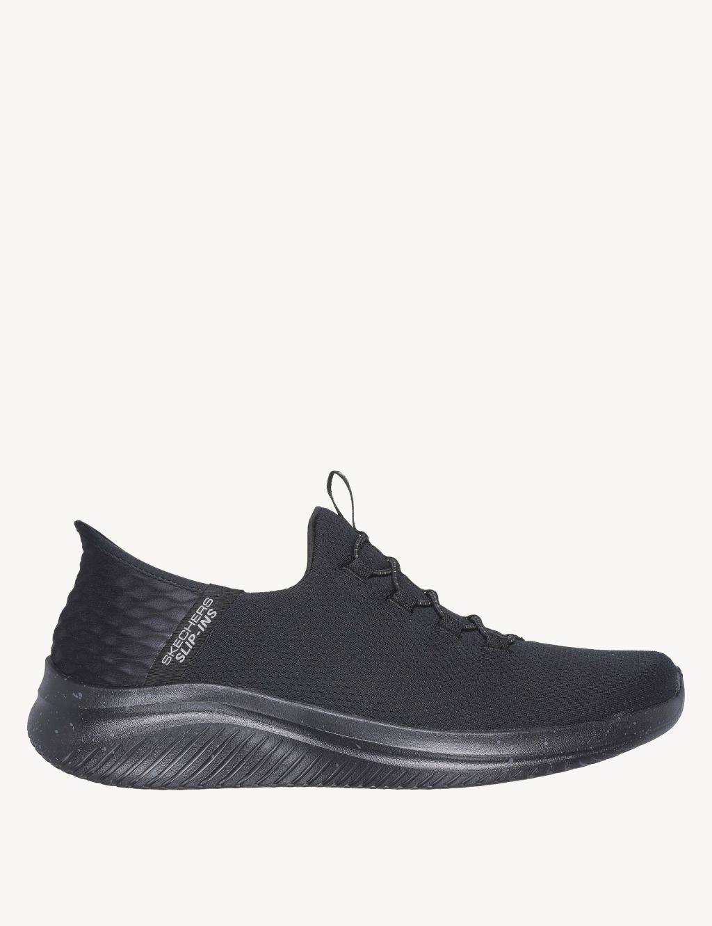 Skechers Ultra Flex 3.0 Right Away Wide Fit Slip-ins Trainers - 10 - Black, Black