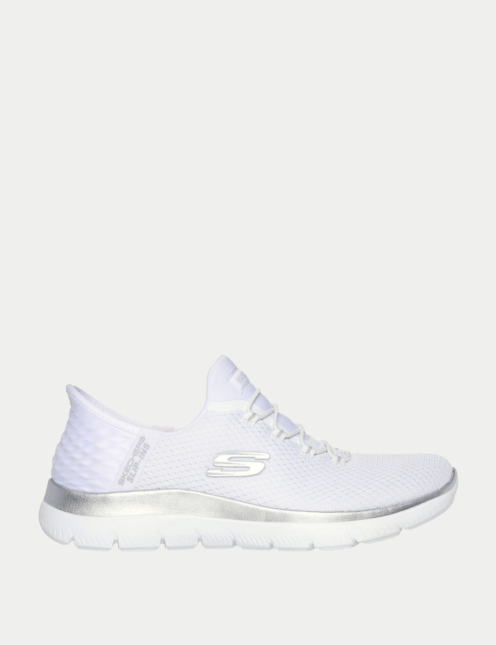 Skechers Summits Diamond Dream Slip-ins Trainers - 6 - White, White