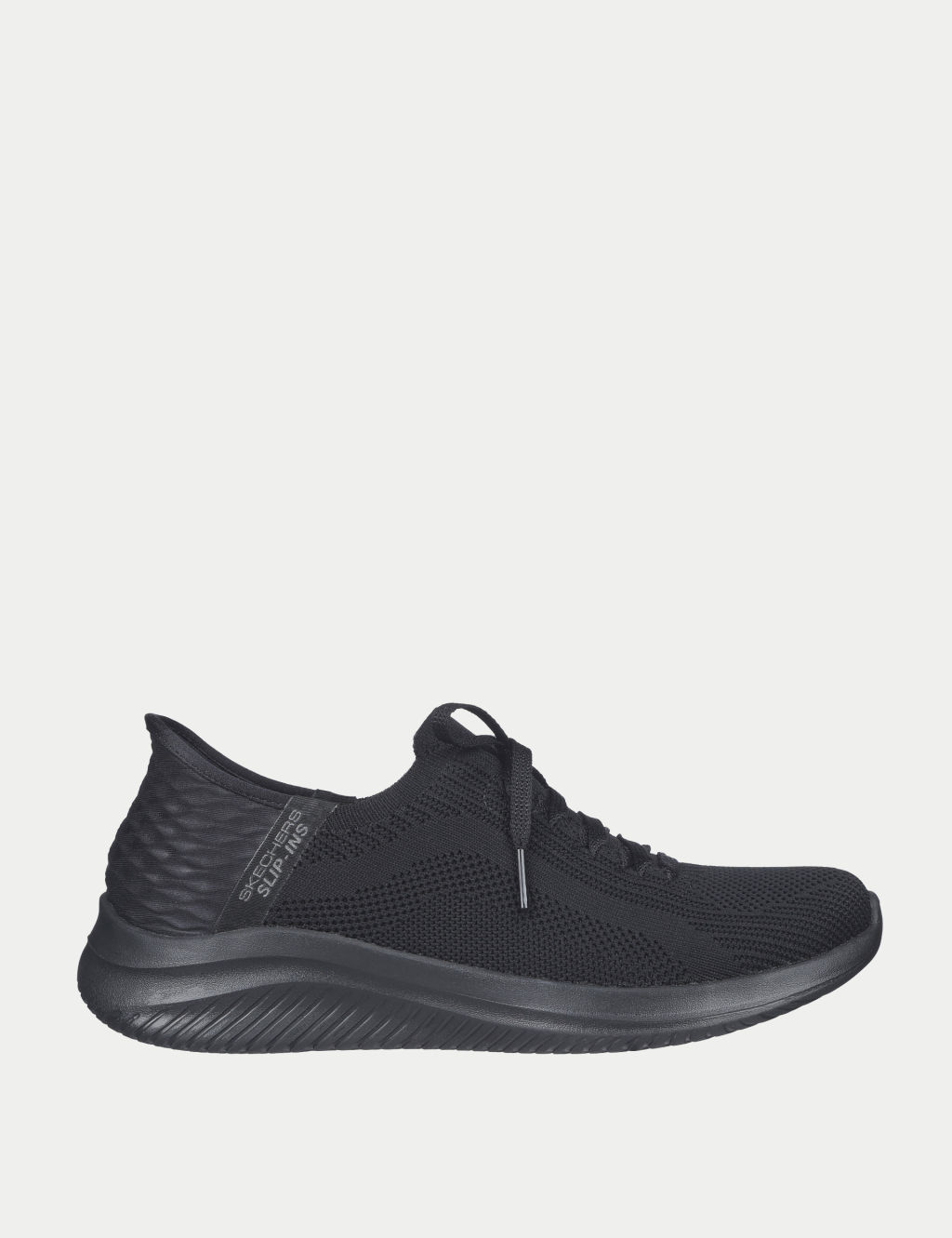 Skechers Ultra Flex 3.0 Brilliant Path Wide Fit Slip-ins Trainers - 4 - Black, Black