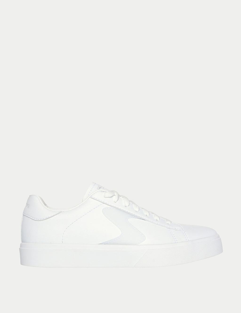 Skechers Eden LX Top Grade Lace Up Trainers - 4 - White, White