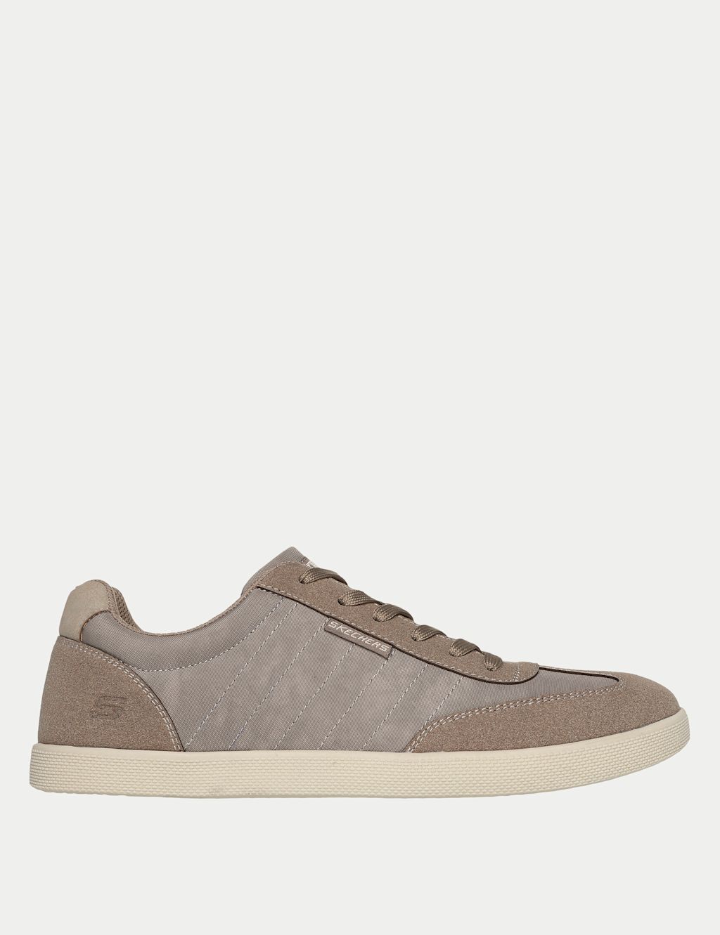 Skechers Placer Vinson Lace Up Trainers - 10 - Taupe, Taupe