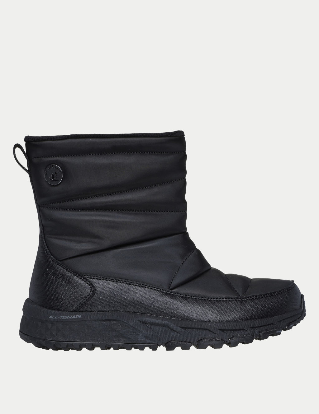 Skechers Escape Plan Waterproof Winter Boots - 8 - Black, Black