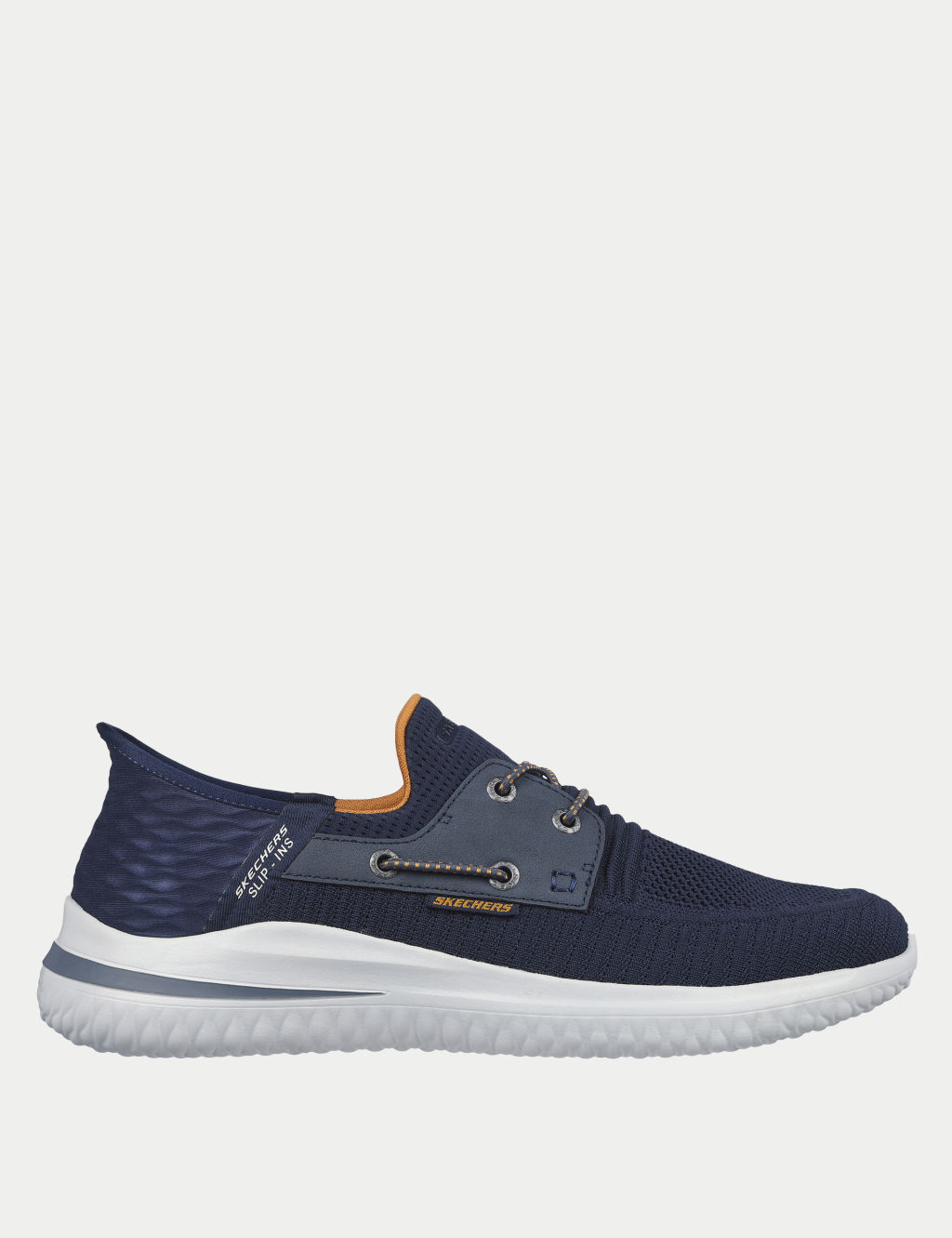 Skechers Delson 3.0 Roth Slip On Shoes - 10 - Navy, Navy