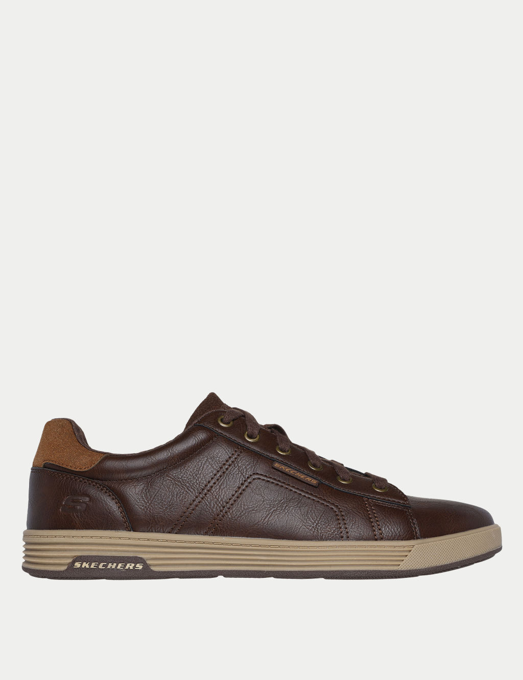 Skechers Cavell Hensley Trainers - 10 - Chocolate, Chocolate