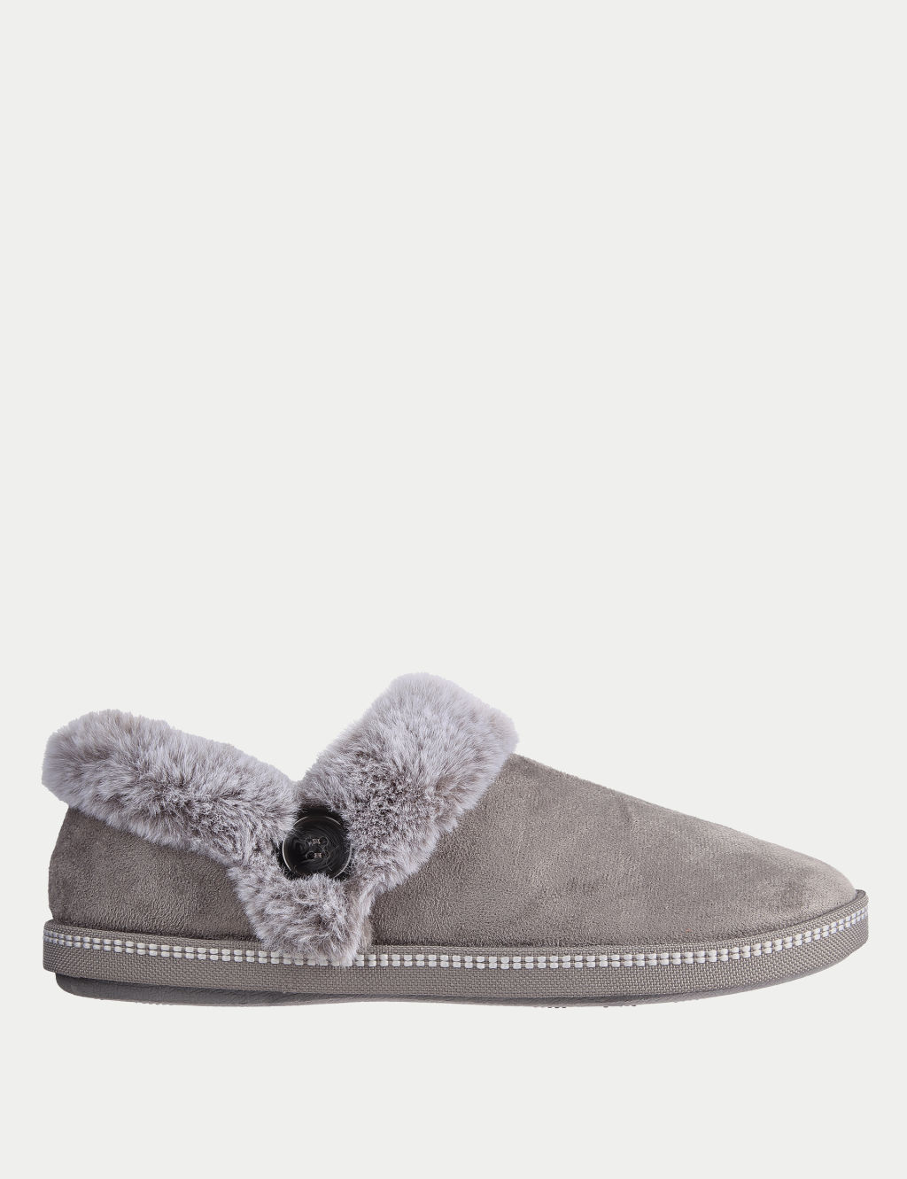 Skechers Cozy Campfire Fresh Toast Moccasin Slippers - 4 - Charcoal, Charcoal