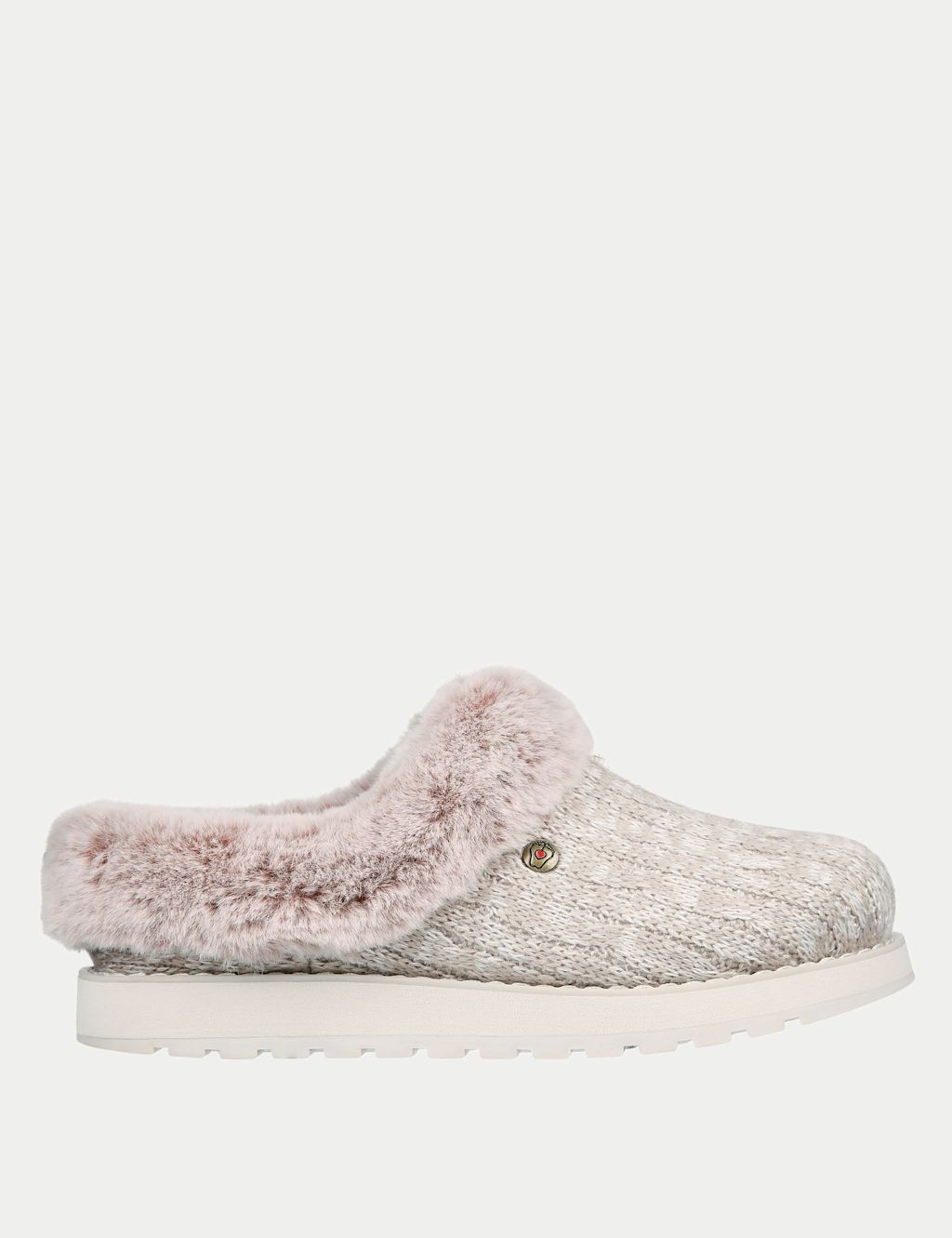 Skechers Knitted Clogs - 8 - Light Brown, Light Brown