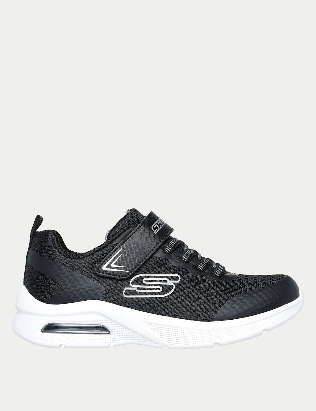 Skechers Kids Riptape Trainers (9½ Small - 4 Large) - 13 S - Black Mix, Black Mix