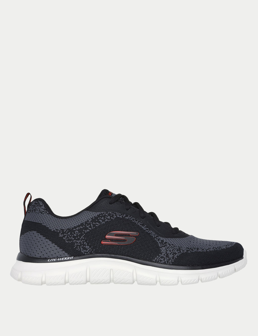 Skechers Track Glendor Trainers - 10 - Black Mix, Black Mix