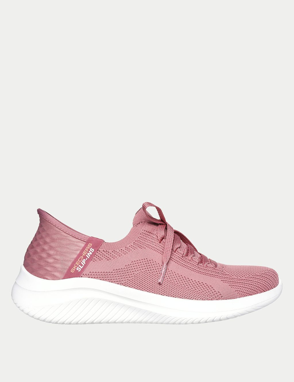 Skechers Ultra Flex 3.0 Brilliant Path Wide Fit Trainers - 4 - Mauve, Mauve