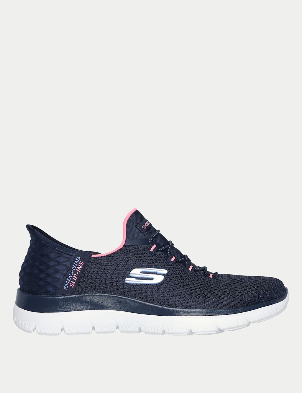Skechers Summits Diamond Dream Slip In Trainers - 3 - Dark Navy, Dark Navy