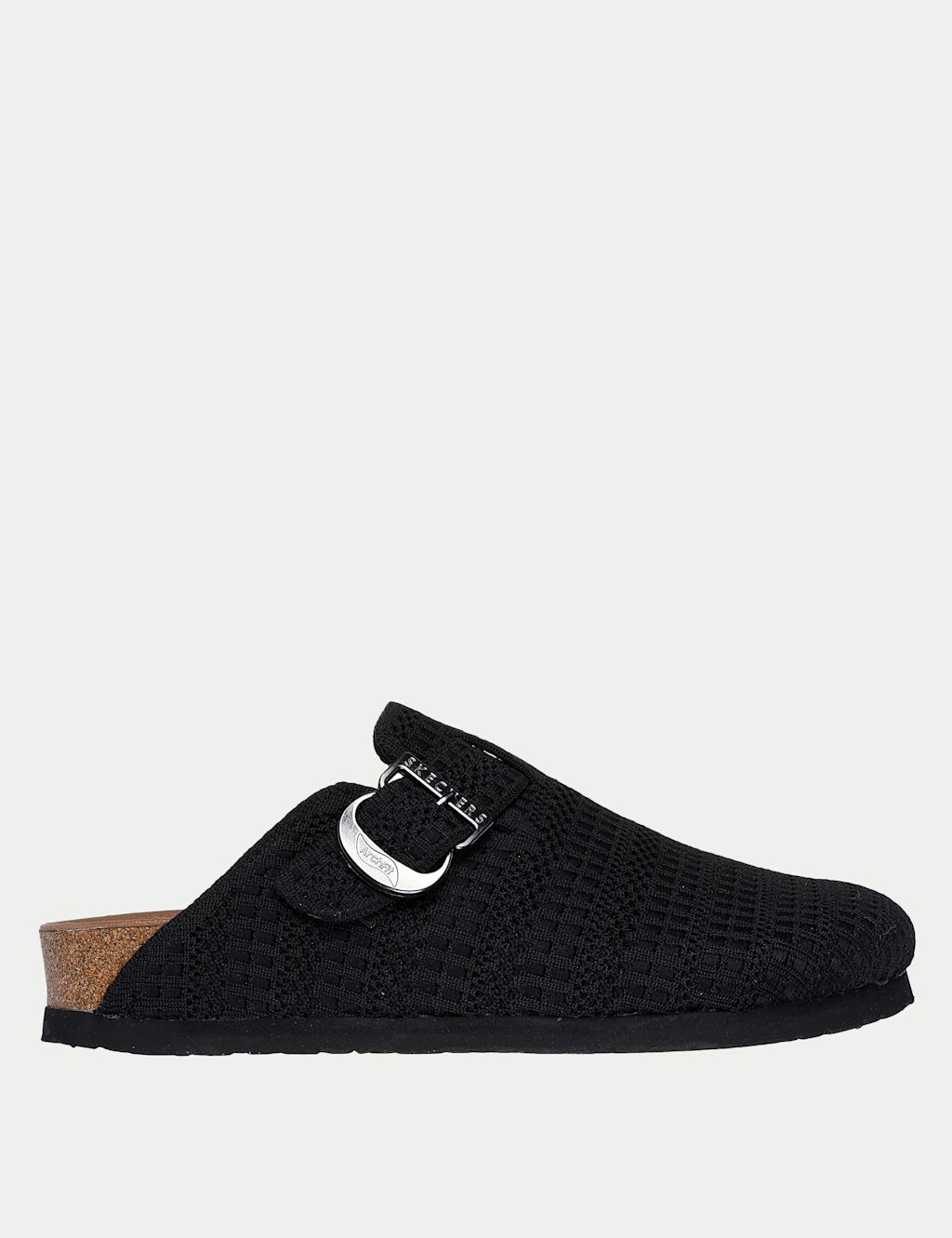 Skechers Arch Fit Granola Too Late Flat Mules - 3 - Black, Black